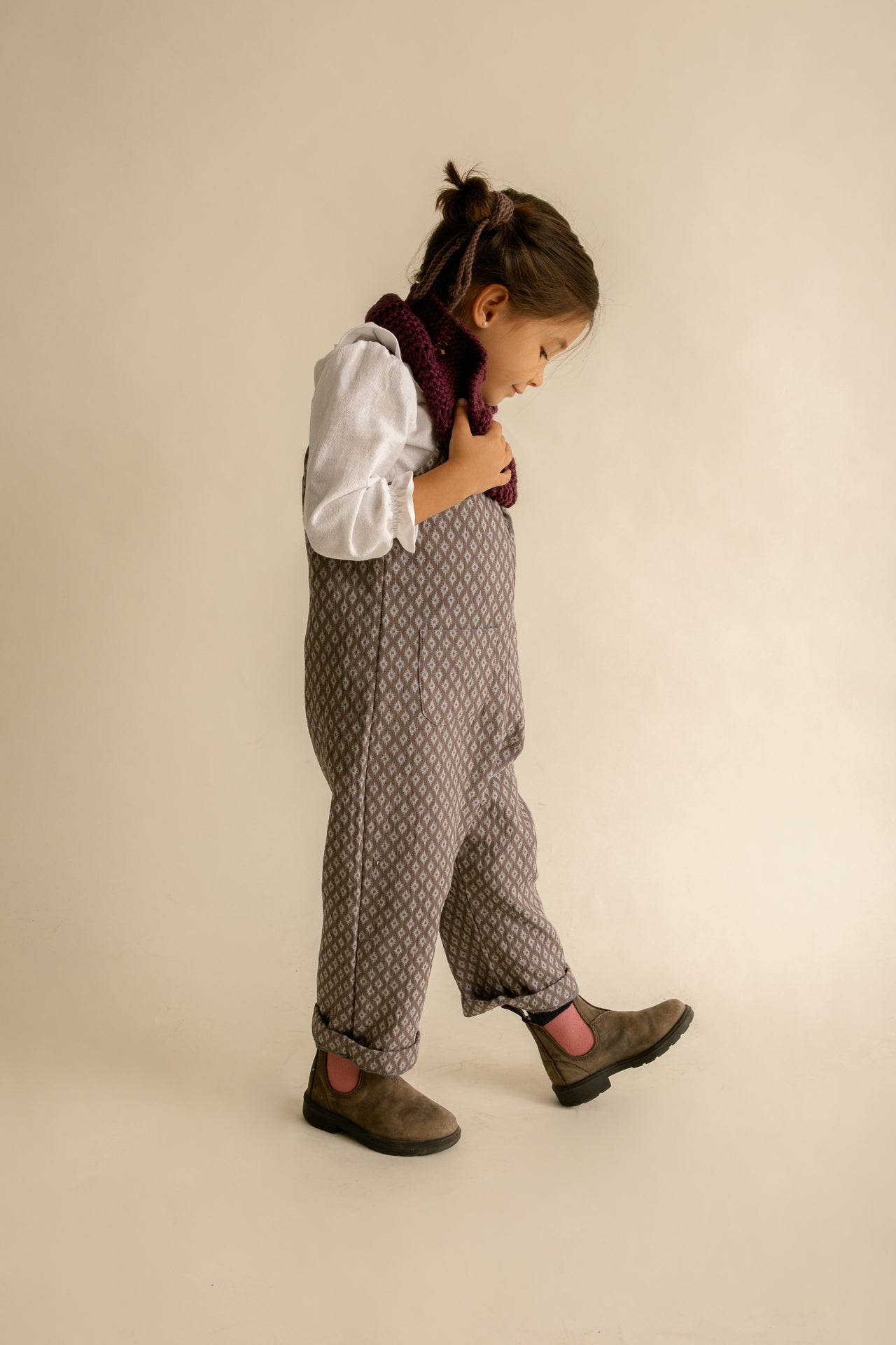 Peto Matilde Rombo Gris