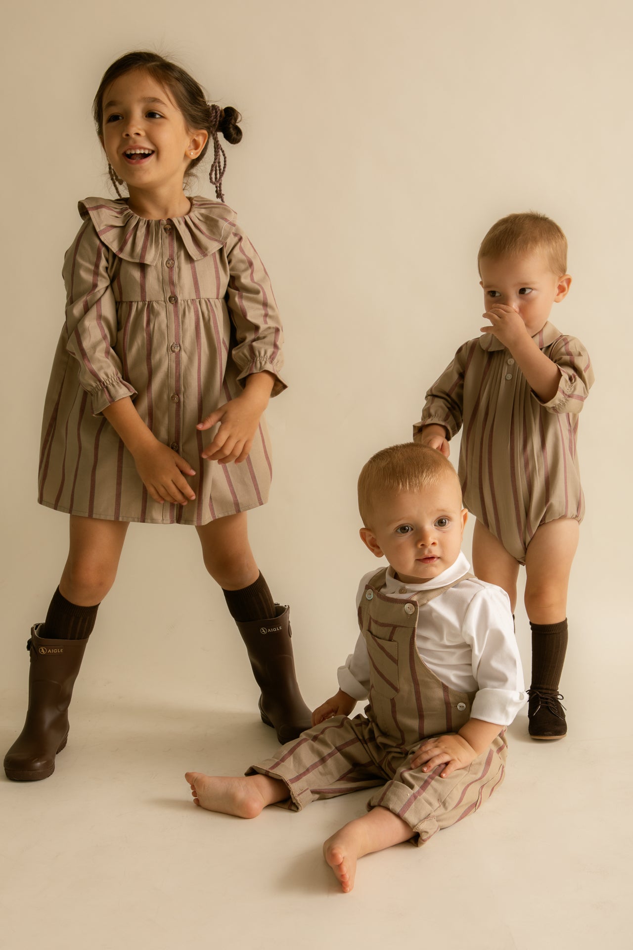 Vestido Camisero Chealsea Beige