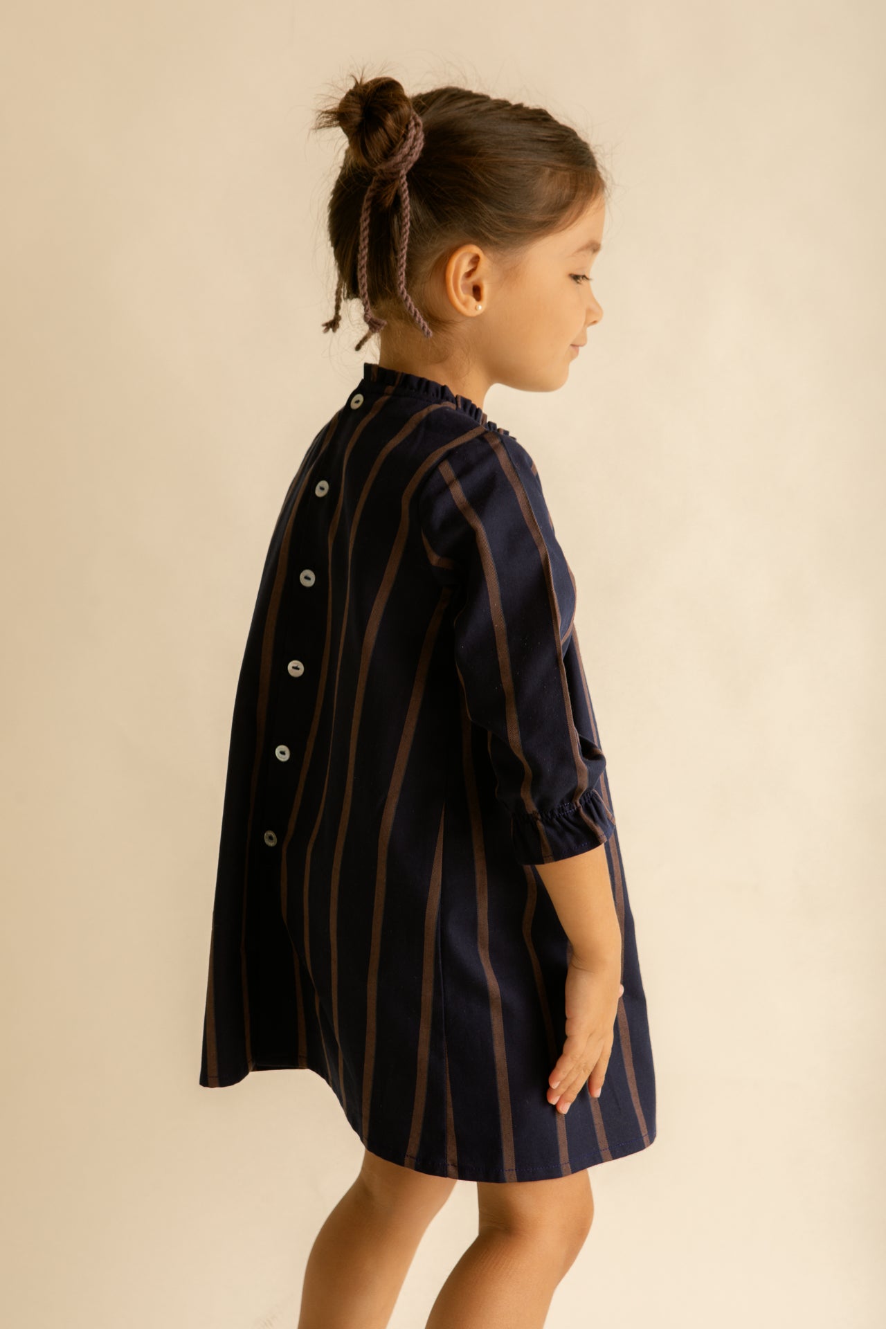 Vestido Frunces Chelsea Azul