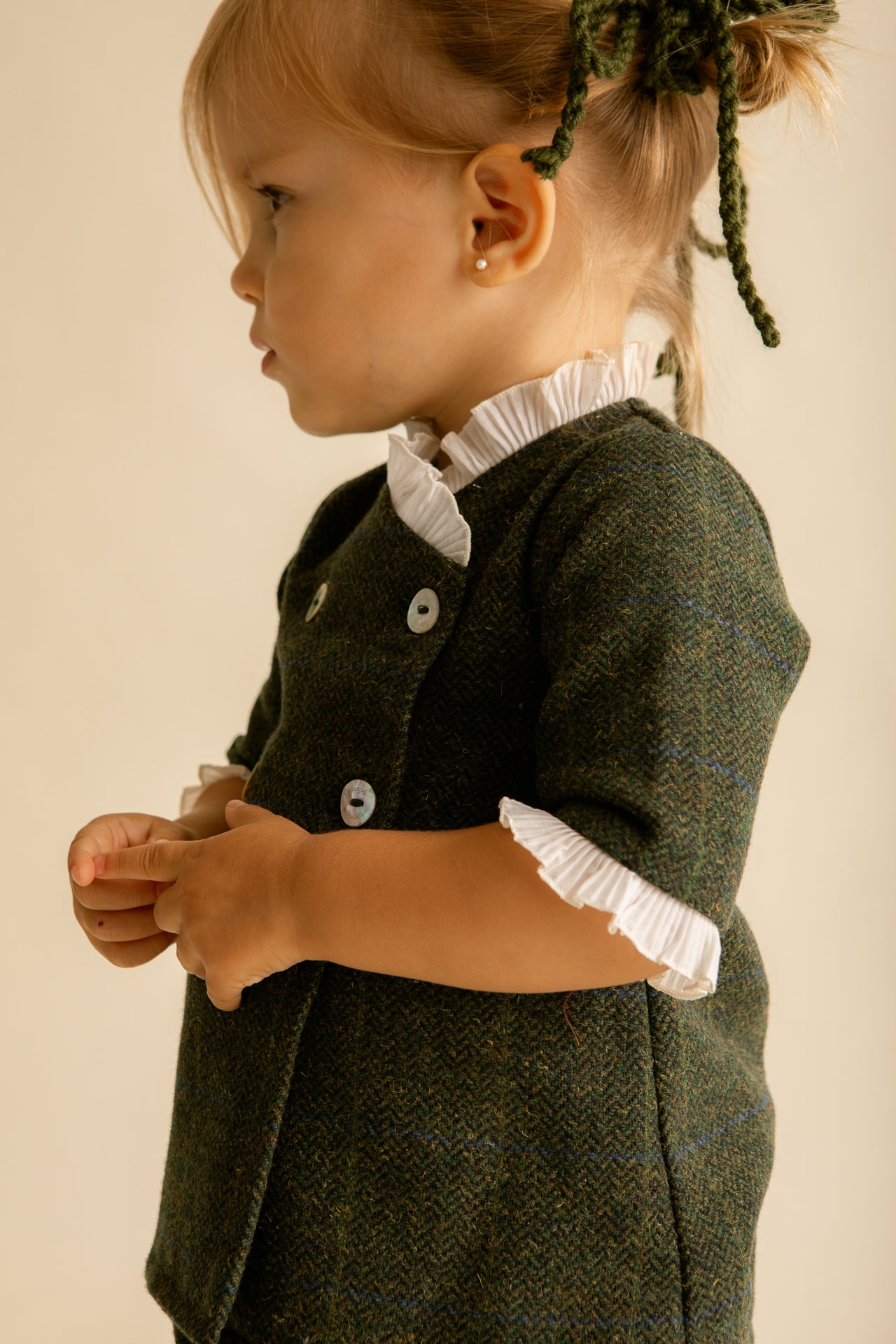 Vestido Cruzado Sherlock Verde