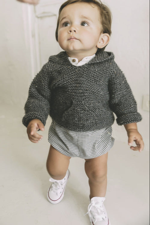 Abrigo Canguro Tweed