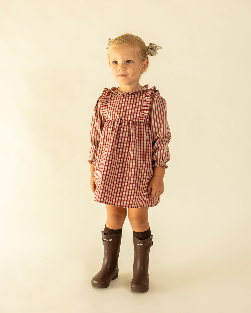Vestido Charlotte Puchero Rojo
