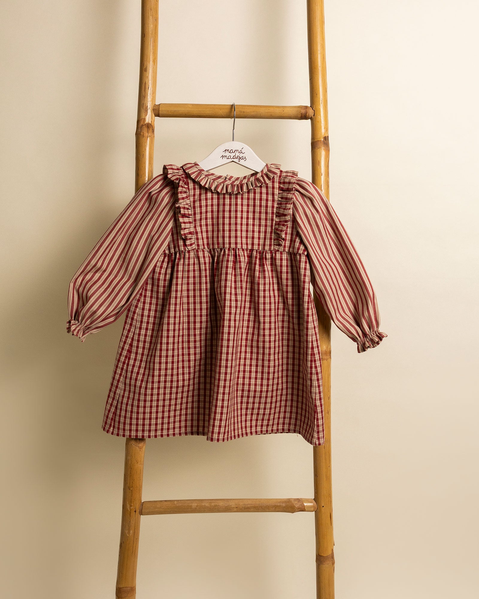 Vestido Charlotte Puchero Rojo