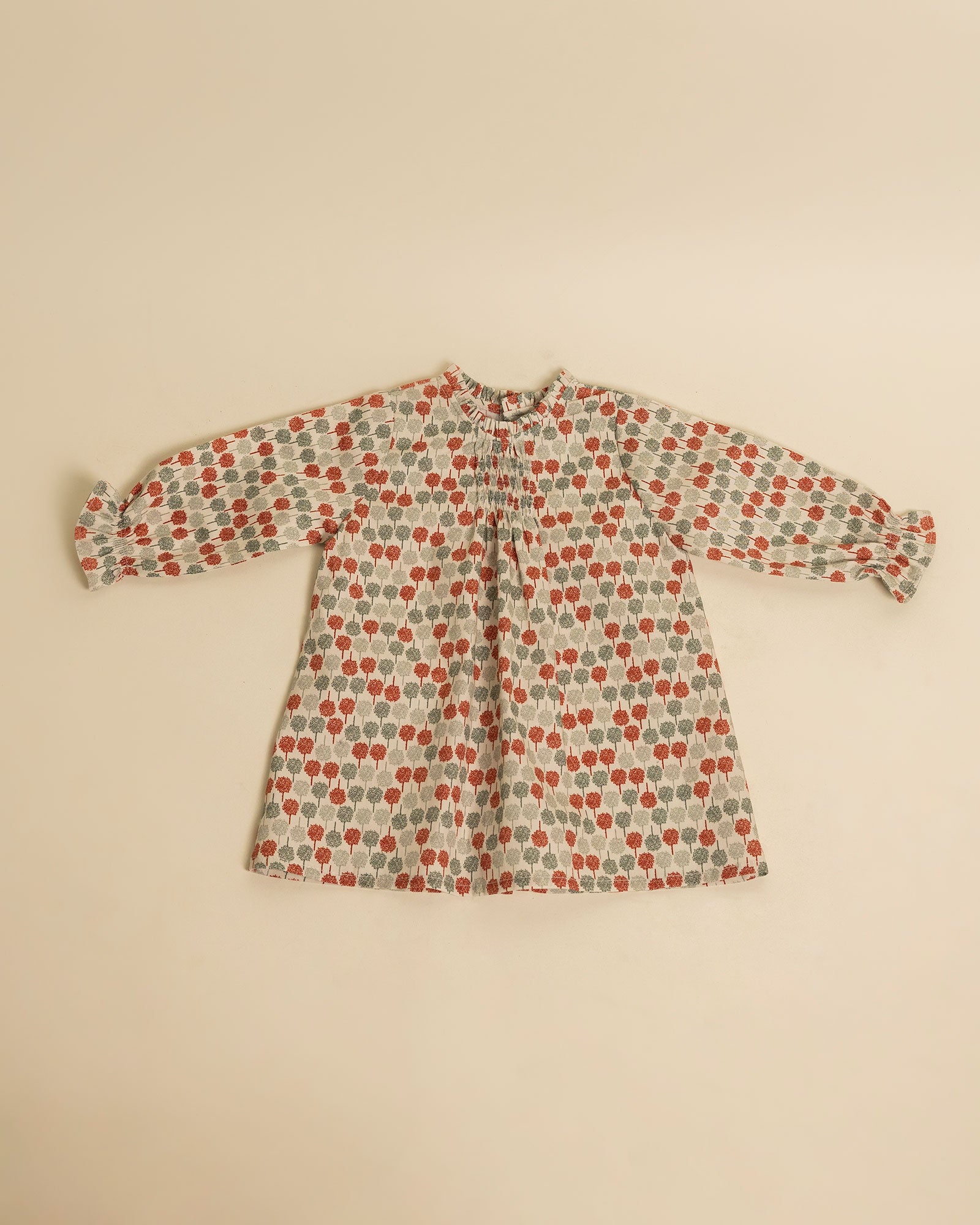 Vestido Frunces Árbol