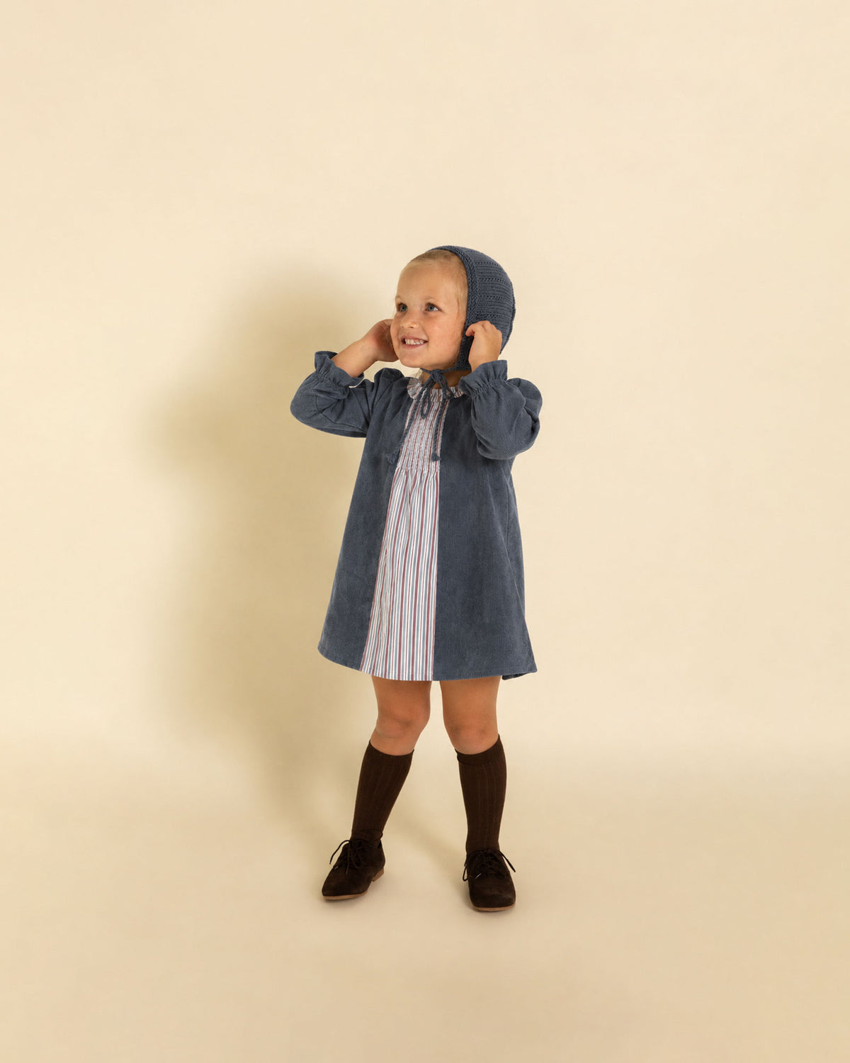 Vestido Cristina Azul niebla