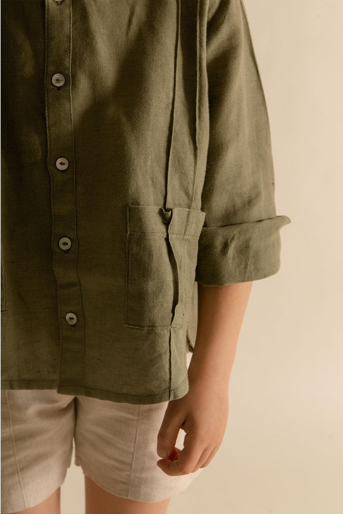 Guayabera Verde Caza