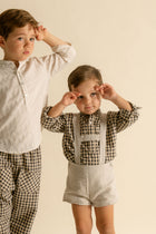 Pantalón Recto Lino Arena