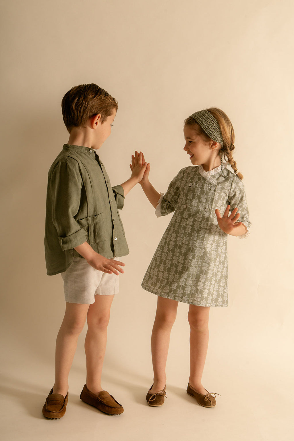 Vestido Cruzado Helechos