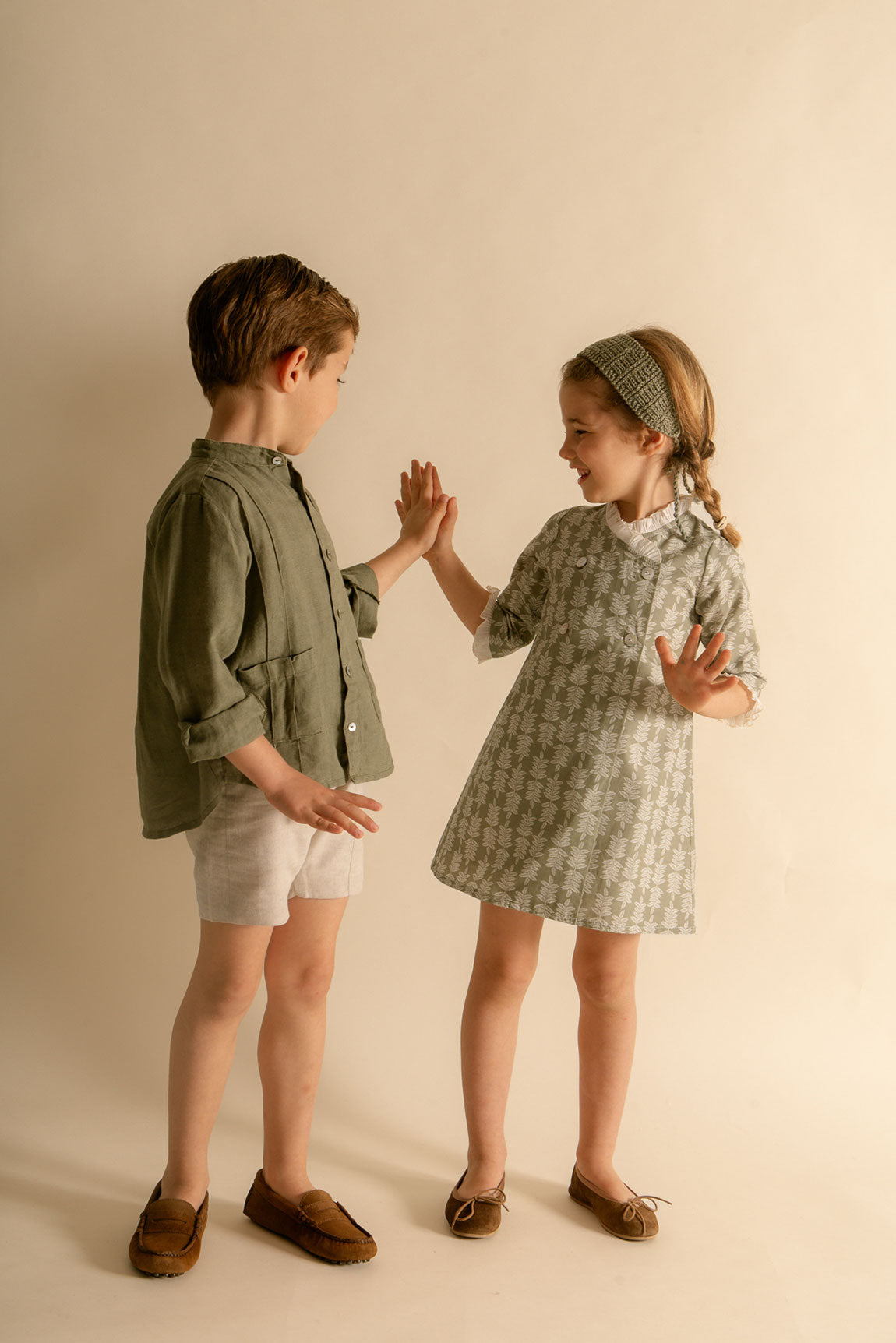 Vestido Cruzado Helechos
