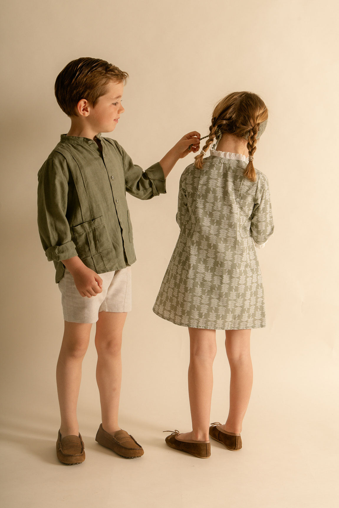 Vestido Cruzado Helechos