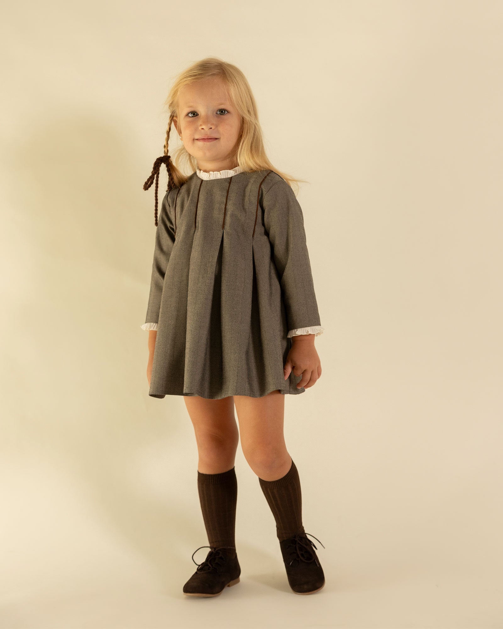 Vestido Tablas Zig zag